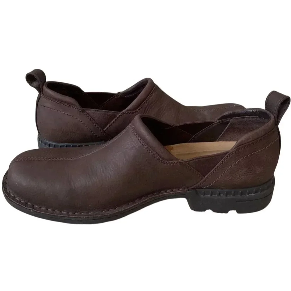 UGG Australia Men's Brown Leather Dyersville Loafer Shoe Size 9.5 - Picture 3 of 12